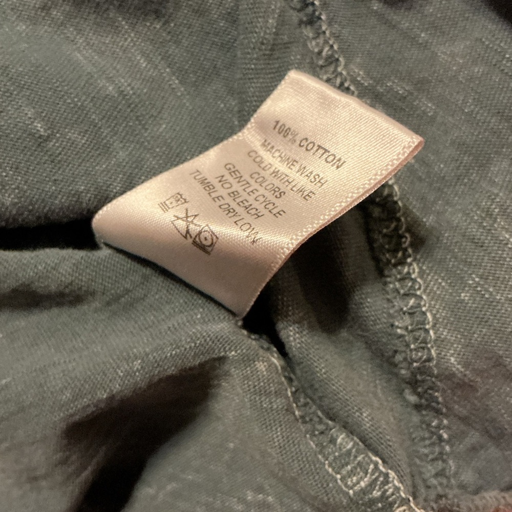 Jess & Jane mineral washed 100% cotton slub layered tunic - Picture 8 of 8